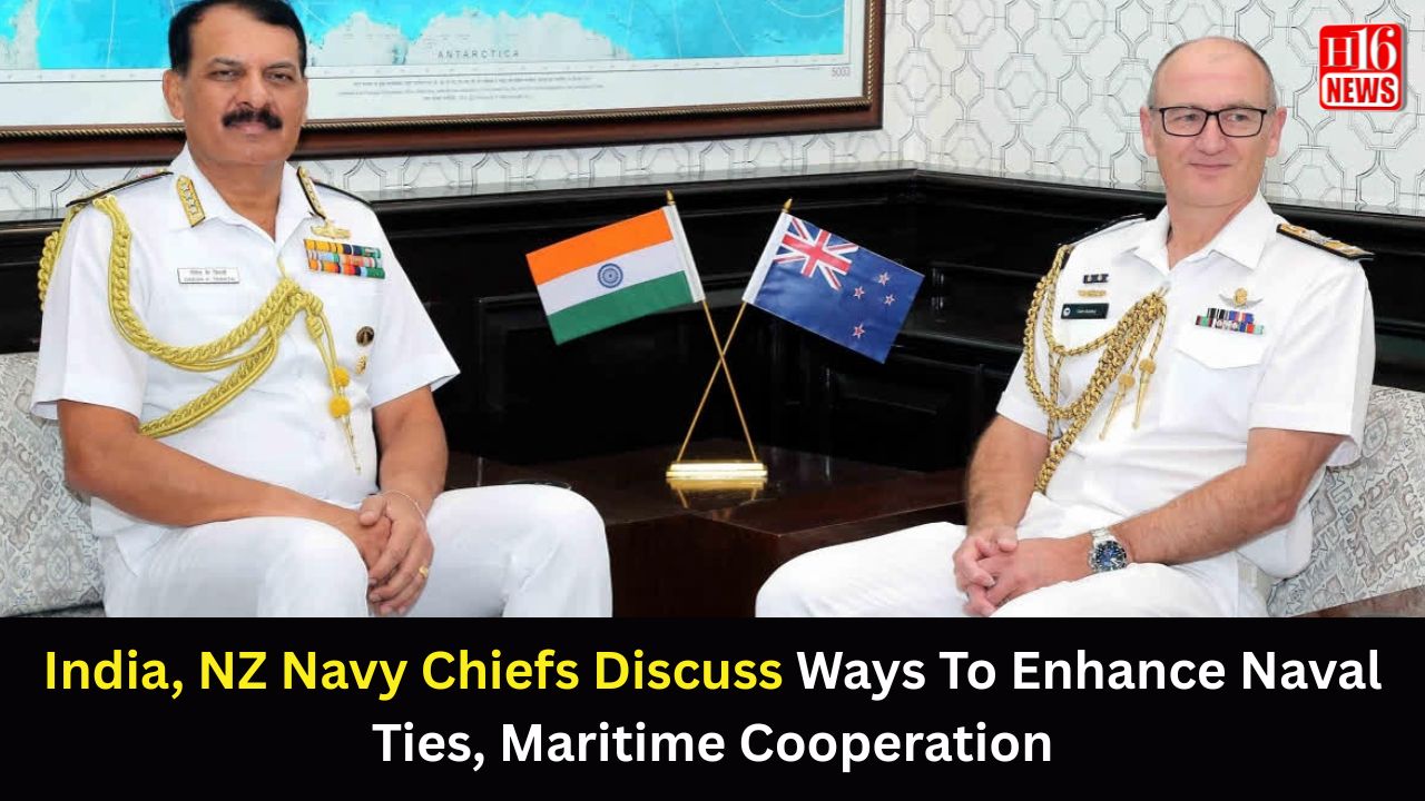 India, NZ Navy Chiefs Discuss Ways To Enhance Naval Ties, Maritime Cooperation